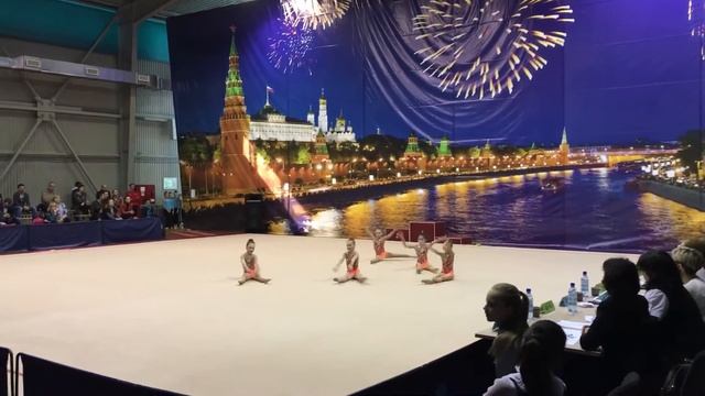 Художественная гимнастика. Первенство Москвы 2016. СШОР 74. 1 место. 3 разряд. 2007 год