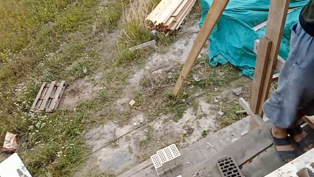 Устройство балконов и кирпичных колон Часть 1