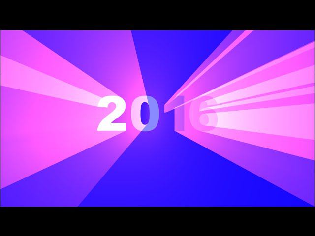 Футаж  2016 & 2017, 2018, 2019, 2020 надпись титры #1 Footages titles