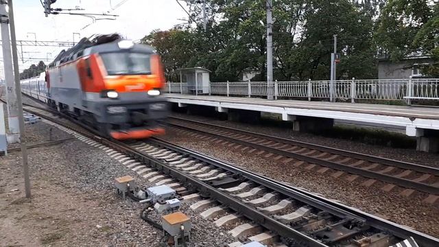 Первый Скоростной Поезд СТРИЖ с большой скоростью 200 км.ч Из Самары в Спб