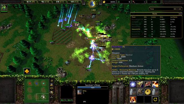 07/05/2023 Tower Survivors (Warcraft  3 Custom) #11 | piercing, normal