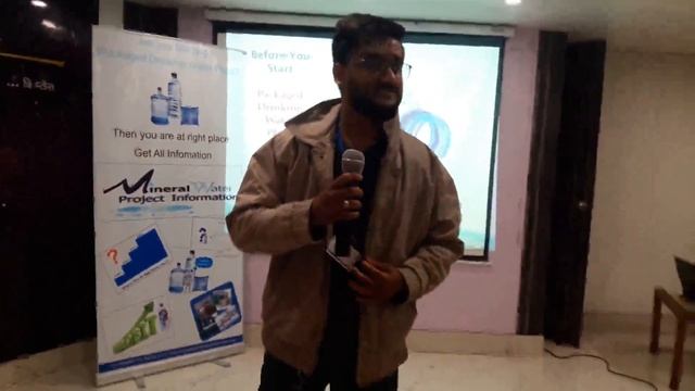 Packaged Drinking Water Plant Info cum Training Session Review by Mr. Haroon Khan