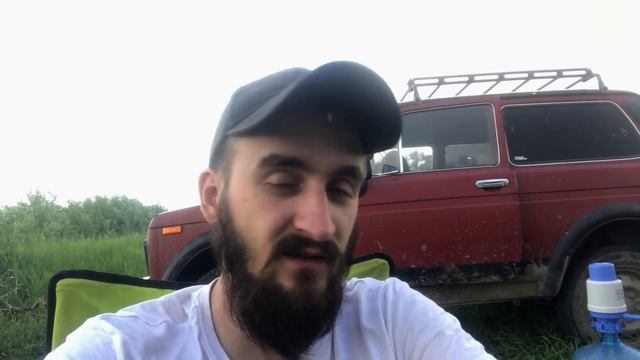 Прекрасная рыбалка с женой и собакой!