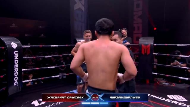 Орысбек “JAX”  Жасканат  | 2 бой в Nomad fighting | г.Алматы | 2022 г