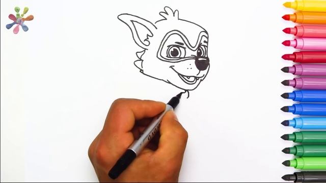 PAW Patrol. Coloring for kids.All series in a row.Super pups Раскраски для детей Щенячий патруль