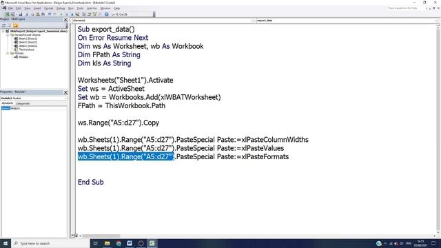 Export Data Dengan  VBA Excel | How To Export Data With VBA Excel