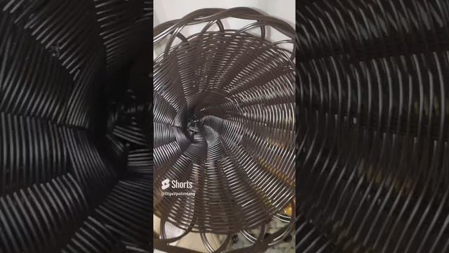 Сказочный горшочек из полиротанга прут 2 мм