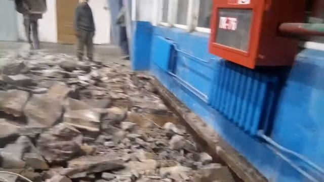 Демонтаж старого бетонного пола