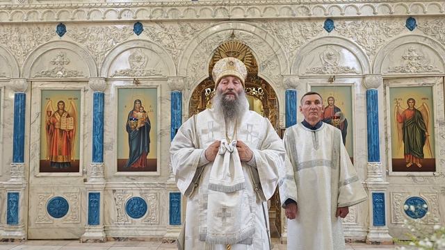 Проповедь владыки Гурия на Преображение Господне в Благовещенском соборе г. Арсеньева