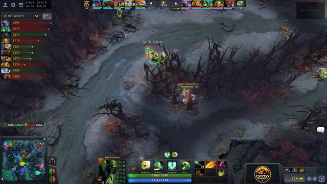 OpTic Gaming против Fnatic, Первая карта, DOTA Summit 9 LAN-Final