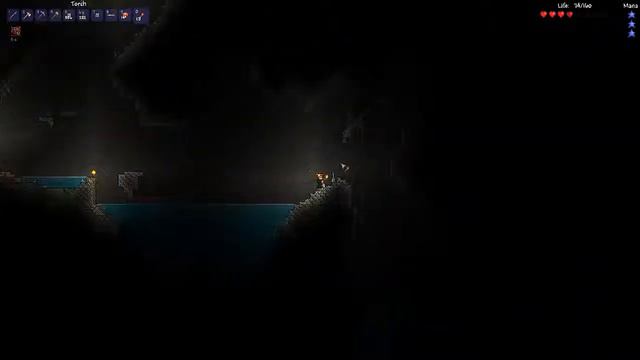 Совместное прохождение игры Terraria: Восточная пещера 2