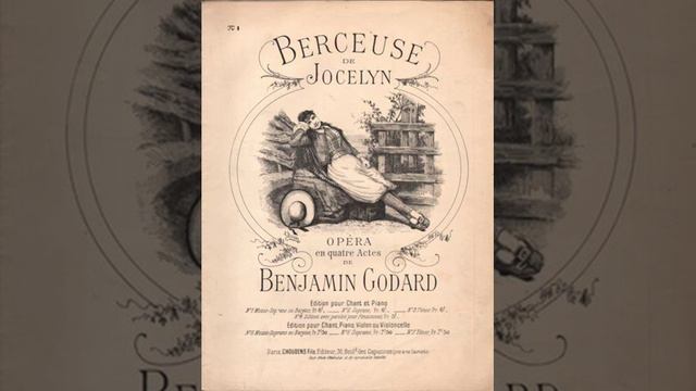 Benjamin Godard's Berceuse from Jocelyn featuring Bronislaw Gimpel, violin and Frank Miller, cello