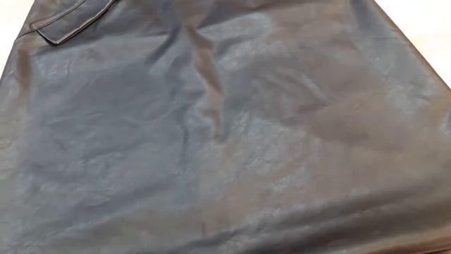 Юбка эко кожа, пошив