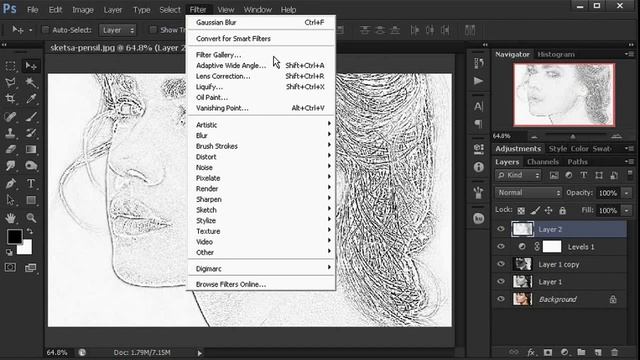 [Photo Manipulation] How To Make a Pencil Sketch in Photoshop
