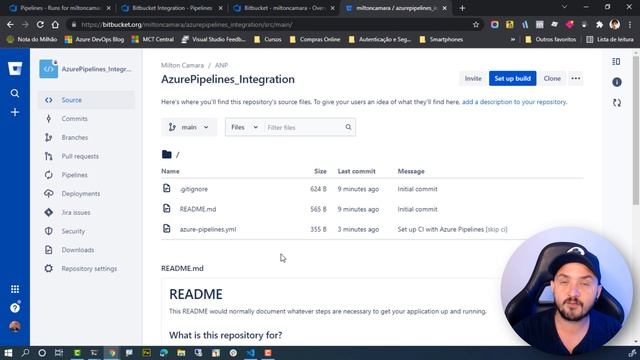 AZURE DEVOPS #24 - AZURE PIPELINES COM O BITBUCKET