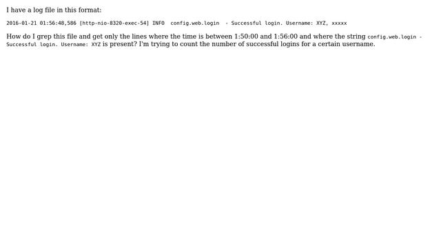 How to grep a log file within a specific time period with string? (2 Solutions!!)