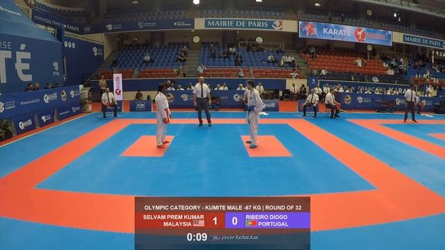 Karate Olympic Qualification Tournament  DAY 1 - Tatami 4  WORLD KARATE FEDERATION