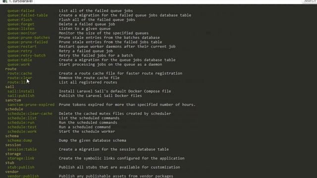 Curso de Laravel - 17 Route list cache e clear