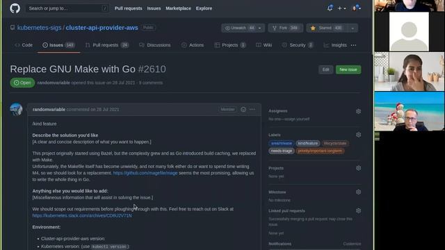 SIG Cluster Lifecycle - Cluster API Provider AWS Office Hours - 20220110