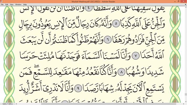 Practice reciting with correct tajweed - Page 572 Surah Al-Jinn