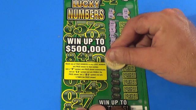 SOOD 996: TWO $5 LUCKY NUMBERS Florida Lottery Scratch Tickets