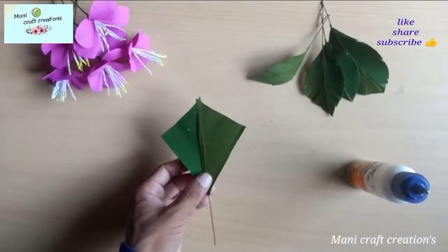 crepe paper flowers!.easy DIY crepe paper's flowers!..paper flowers!.Mani craft creation's తెలుగు చ
