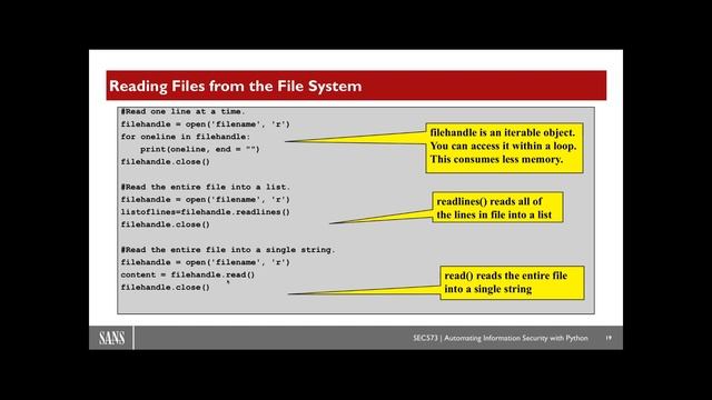 SANS Webcast: Python Regular Expressions for the Win!