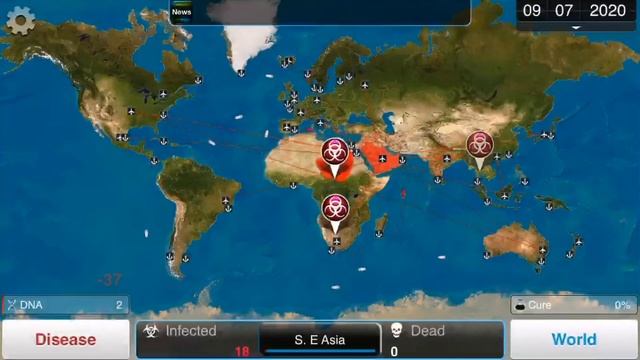 Plague Inc. Virus Casual in 1:38 Former World Record