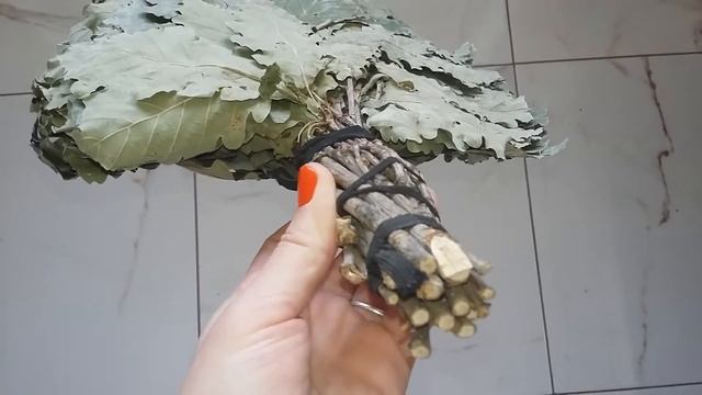 Веник из Кавказского дуба
