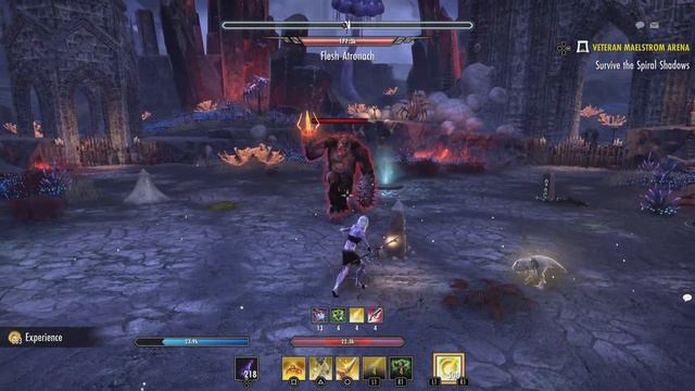ESO - Veteran Maelstrom Arena - One Bar Magicka Templar [NO DEATH]