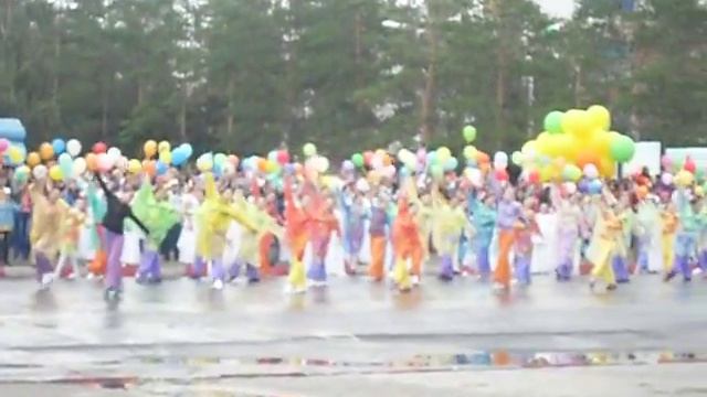 День города Лисаковск(10 08 2013 год)"поздравление городу"