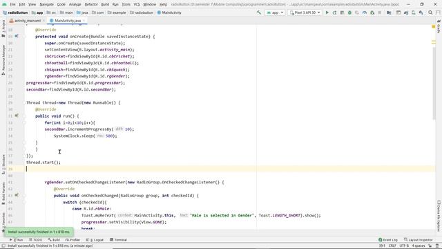 How To Create Custom Progress Bar in Android studio | Full Course for Beginners in URDU/HINDI