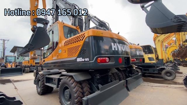 Máy Xúc Bánh Lốp Hyundai R180W-9S Mới 100% . Gầu 0.76 Khối . Nhập Khẩu Hàng Quốc | Hyundai Cơ Giới