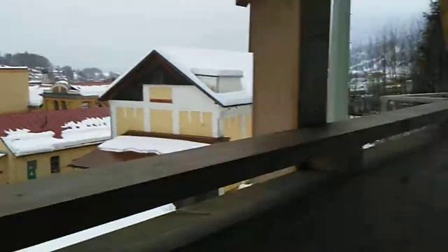 Durch einer Brücke und Blick auf Immenstadt. Through a bridge Immenstadt #Allgäu #Germany