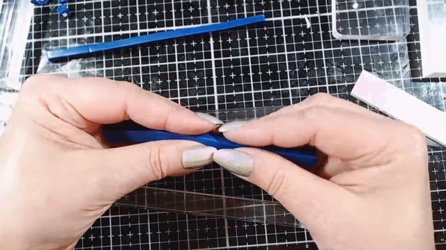 Star cane for patriotic jewelry - polymer clay tutorial 566