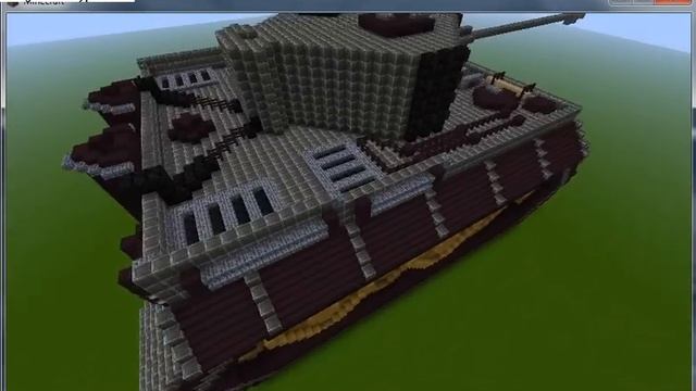 Танк Тигр Minecraft