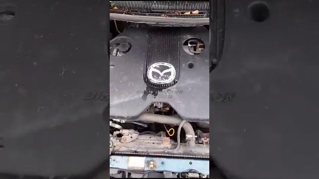 Видео работа двигателя Mazda Premacy 2.0 TD