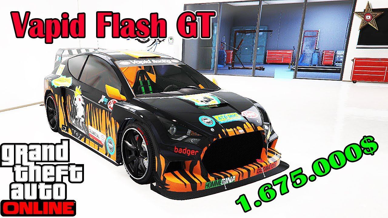 GTA ONLINE - VAPID FLASH GT НОВЫЙ СПОРТКАР (ТЮНИНГ И ОБЗОР)