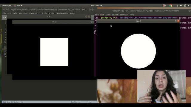 Operadores BITWISE (AND-OR-NOT-XOR) con OpenCV y Python