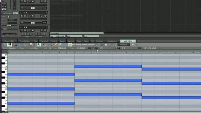 Samplitude Pro X: Midi Editor Visual Changes