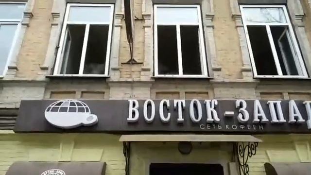 В центре Саратова горит кофейня