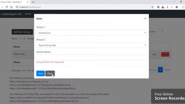 jQuery DataTables Server-Side Processing in .NET MVC Using Entity Framework Repository Pattern