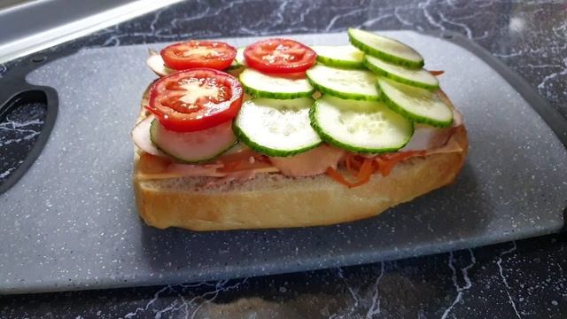 Очень вкусный горячий бутерброд - "панини" на Tefal optigrill Elite.