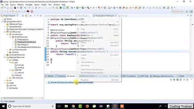 Spring Form based Application | spring framework tutorial for beginners with examples