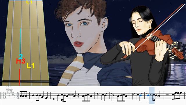 Troye Sivan - Angel Baby Viola Tab & Sheet