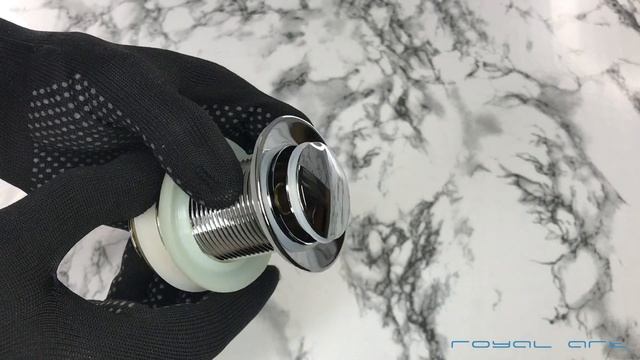 Донный клапан без перелива Royal Art AR-007CR