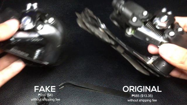 Shimano Tourney TY-300 - Original  Fake Comparison with English captions  Dokutoku Classic