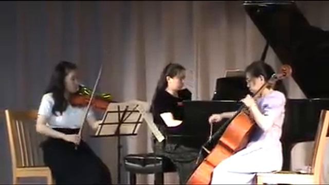 Schubert Trio B-flat (I)--Furuya Sisters LIVE!