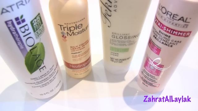 ترطيب الشعر و استخدام Leave-in Conditioner