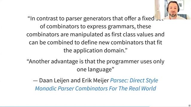 Monadic Parsers at the Input Boundary